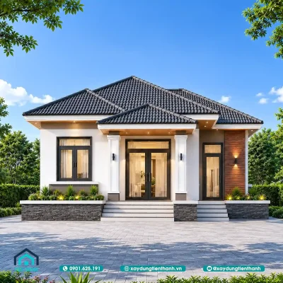 nha cap 4 ngang 10m 0 400x400 - Nhà cấp 4 ngang 10m hiện đại tối ưu công năng